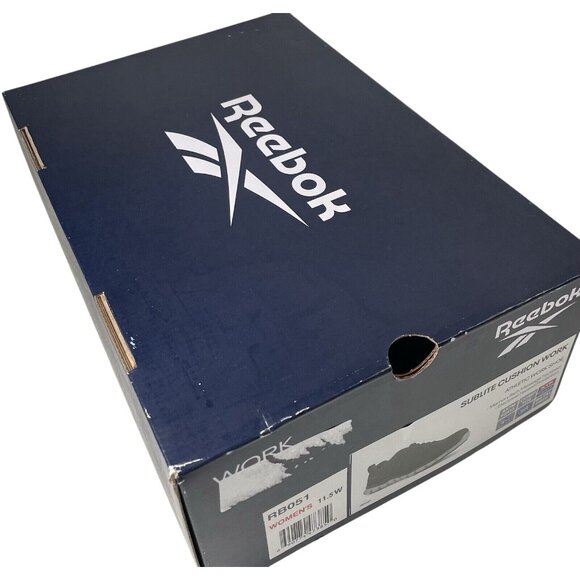 Reebok Work Shoes Womens 11.5W Composite Toe Athletic Sublite Cushion Dark Green - Picture 13 of 13